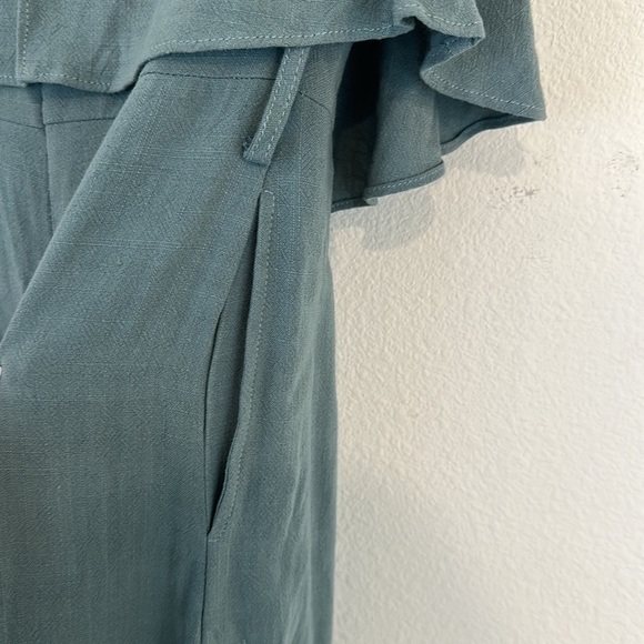 NWT Lulus Lanah Sage Green Strapless Jumpsuit - Picture 10 of 13